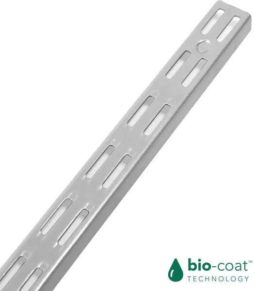 RB Hardware Twin Slot Upright Anti-bacterial 710mm - Silver