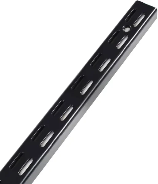 RB Hardware Twin Slot Upright Anti-bacterial 430mm - Black
