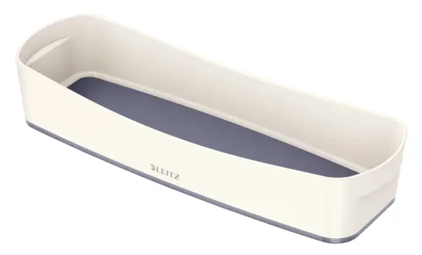 Leitz Mybox Long Waterproof Organiser Tray Storage - White and Grey