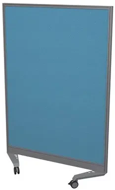 TC Mobile Floor Standing Single Toolrail Screen - 1000 x 1500mm