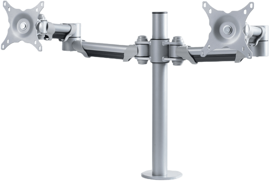 ABL FSA & HAFSA Pole Mounted Twin Screen Monitor Arms Desk