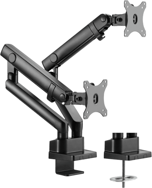 ABL Sigma Double Spring Assisted Monitor Arm - Black