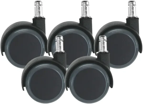 Elite Brake Loaded Chair Castors - Pack of 5