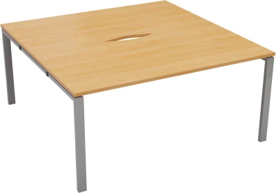 TC Bench Desk, Pod of 2, Full Depth - (w) 1600 x (d) 1600mm