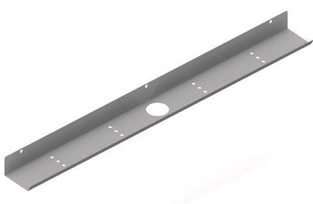 Metalicon Modesty Panel Fix Cable Tray Manager - Desk Width 1200mm - Silver