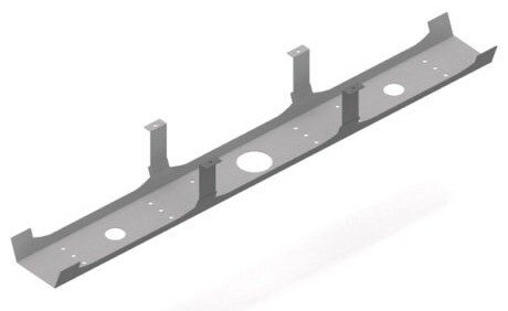 Metalicon Shared Bench Desking Cable Tray Manager - Desk Width 1600/1800mm - Silver