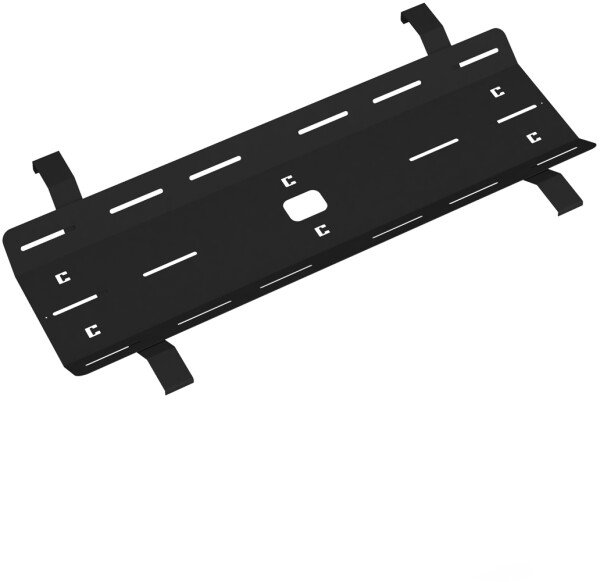 Dams Double Drop Down Cable Tray & Bracket - 1200mm - Black