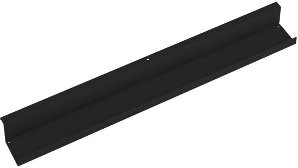 Dams Single Desk Cable Tray for Adapt and Fuze desks for use with 1200mm desktops - Black