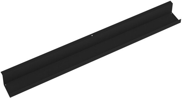 Dams Single Desk Cable Tray for Adapt and Fuze desks for use with 1400mm desktops - Black