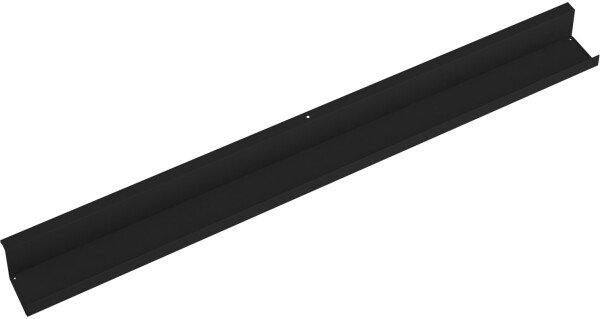 Dams Single Desk Cable Tray for Adapt and Fuze desks for use with 1600mm desktops - Black