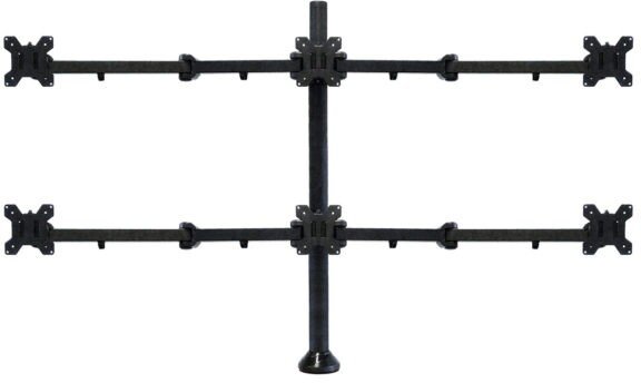 Metalicon Pole Mounted Monitor Arm for Six Screens
