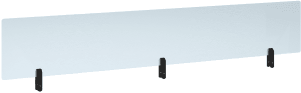 Perspex Acrylic Screen Toppers - 1800mm Width - Black