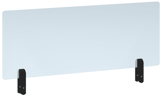 Perspex Acrylic Screen Toppers - 800mm Width - Black