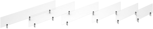 Perspex Acrylic Screen Toppers - 800mm Width
