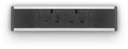 Metalicon Powerlink Under Desk Power Module - 2 Power Sockets - 5m Mains Lead