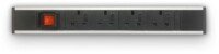 Metalicon Powerlink Under Desk Power Module - Master Switch - 4 Power Sockets - 3m Mains Lead