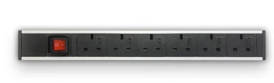 Metalicon Powerlink Under Desk Power Module - Master Switch - 6 Power Sockets
