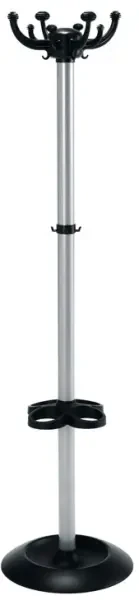 TC Cluster Coat Stand Black and Silver