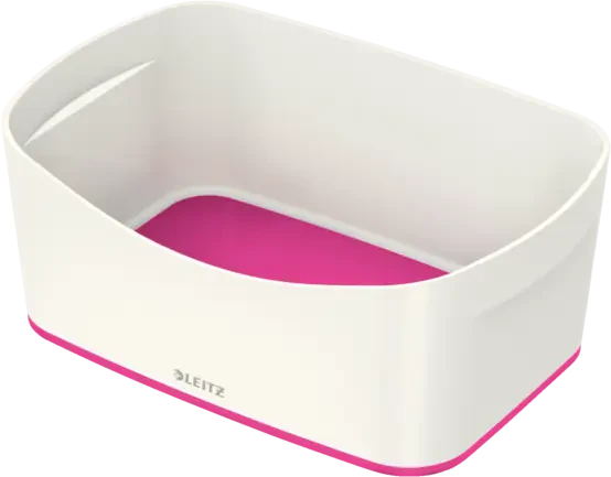 Leitz Mybox Storage Tray - White and Pink