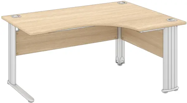 Elite Optima Plus Bow Fronted Crescent Workstation - 1800 x 1300mm