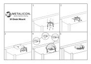 CHV1002 Instructions (Desk Mounting)