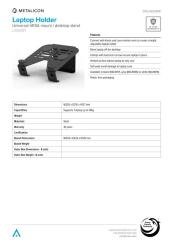 Laptop Holder Specification
